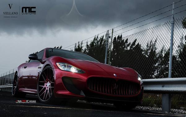 Maserati GranTurismo MC Stradale с дисками Vellano