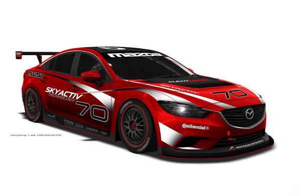 В LA показали болид Mazda 6 Grand-Am Series Racer