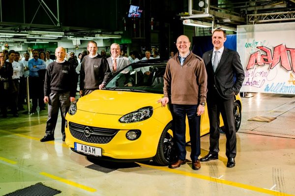 Opel Adam поступил в производство