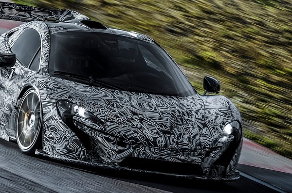 McLaren показал фото замаскированной модели P1