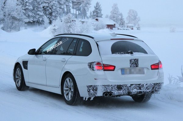 Спайшоты рестайлингового BMW 5-Series