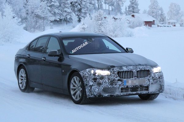 Спайшоты рестайлингового BMW 5-Series