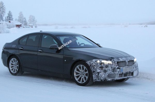 Спайшоты рестайлингового BMW 5-Series