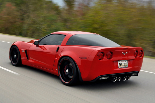 Lingenfelter Corvette Z06 с дисками Vossen Wheels