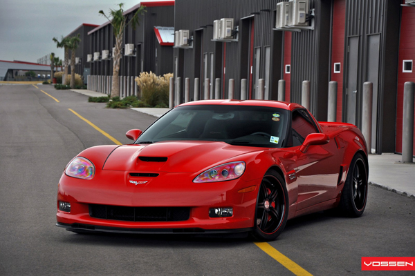 Lingenfelter Corvette Z06 с дисками Vossen Wheels