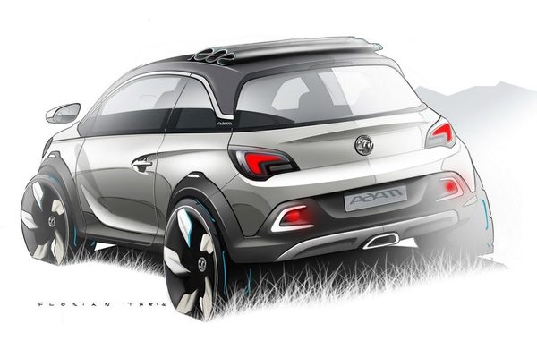 Opel Adam Rocks Concept покажут в Женеве