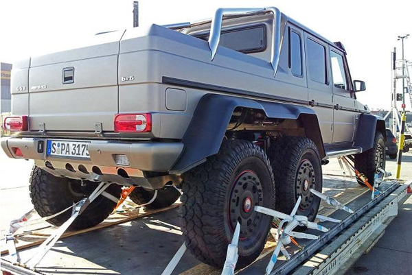 Mercedes G63 AMG превратили в трехосный пикап 