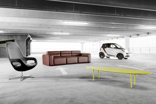 Smart и BoConcept создали спецверсию Fortwo 