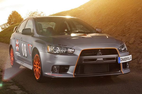 Mitsubishi Lancer EVO X от ателье Schwabenfolia