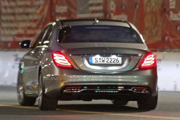 Новый Mercedes S-Class вновь замечен шпионами