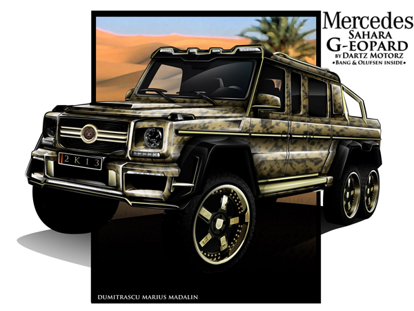 Mercedes G63 AMG Sahara G-eopard от Dartz Motorz 