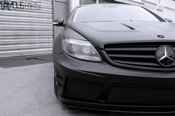 Mercedes CL500 Black Matte от Famous Parts