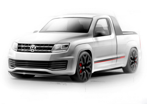 Volkswagen покажет «заряженный» Amarok R-Style