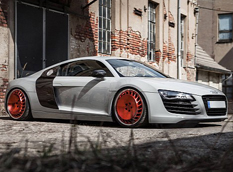 Audi R8 на 20-дюймовых дисках Messer ME03-3