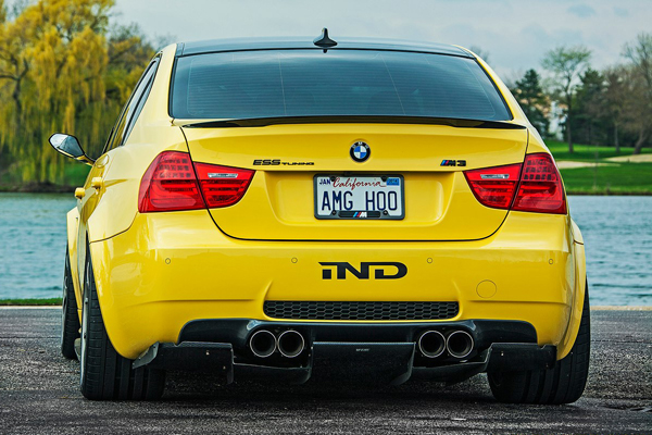 BMW M3 (E90) Dakar Yellow в тюнинге ателье IND