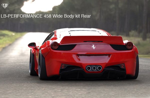 Ferrari 458 Italia в обвесе LB Performance