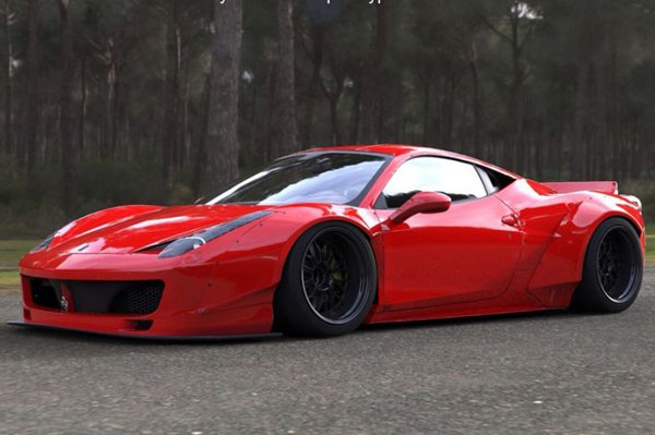 Ferrari 458 Italia в обвесе LB Performance