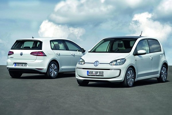 Volkswagen анонсировал электрокары e-up! и e-Golf
