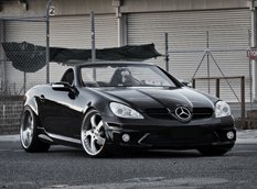 Mercedes-Benz SLK на 20-дюймовых дисках iForged