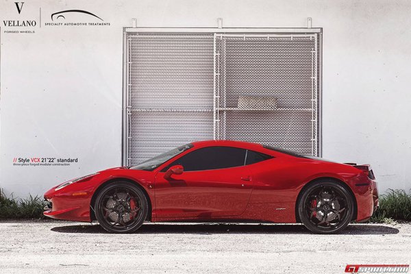 Ferrari 458 Italia на дисках Vellano Wheels