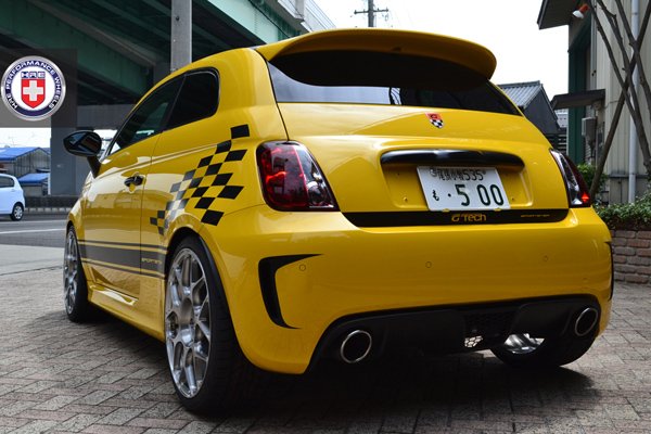 G-Tech Abarth 500 Sportster на дисках HRE Wheels