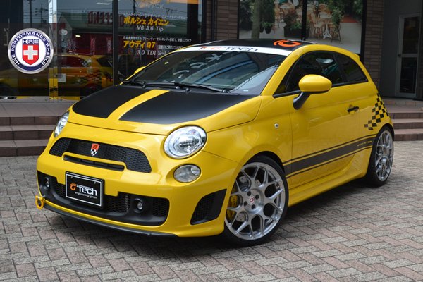 G-Tech Abarth 500 Sportster на дисках HRE Wheels