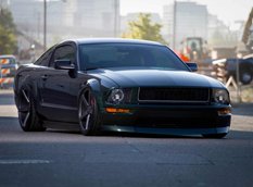 Bullitt Mustang на вогнутых дисках Vossen Wheels