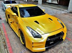 Сингапурский Nissan GT-R R35 в уникальном обвесе