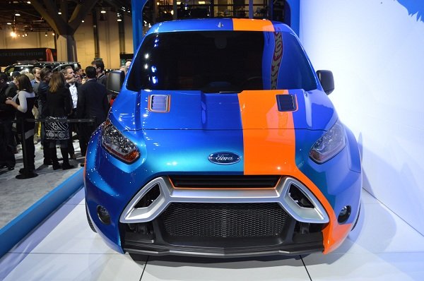 SEMA 2013: Hot Wheels Ford Transit Connect