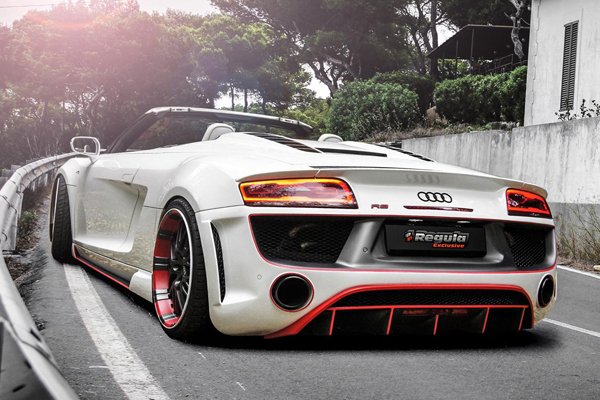 Обновленный Audi R8 Spyder в обвесе Regula Tuning