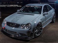 Mercedes CLK63 AMG Black на дисках ADV.1 Wheels