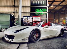 Ferrari 458 Spider в обвесе Liberty Walk