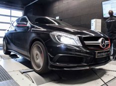 Mcchip-dkr добавил мощности Mercedes-Benz A45 AMG