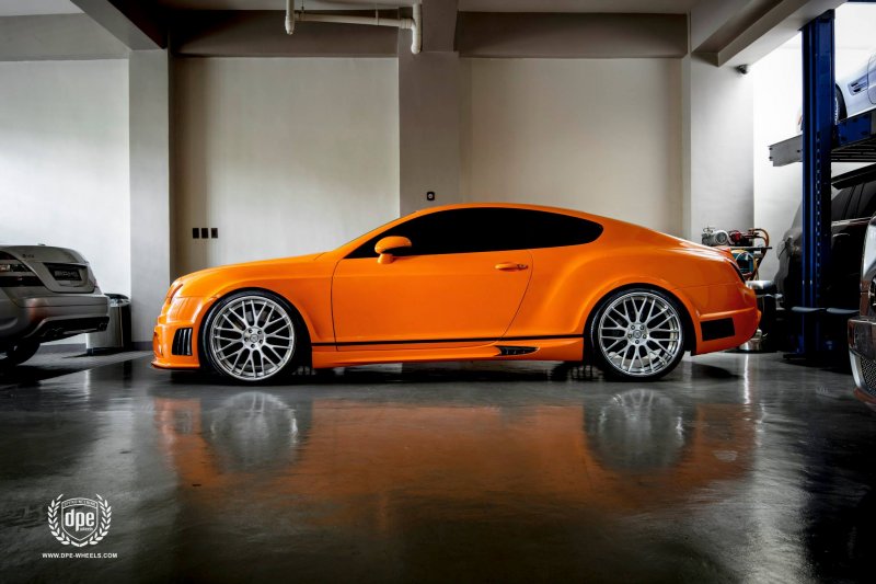 Bentley Continental Black Bison на дисках DPE Wheels