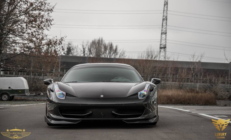 Ferrari 458 Italia Murdered Out от Luxury Customs