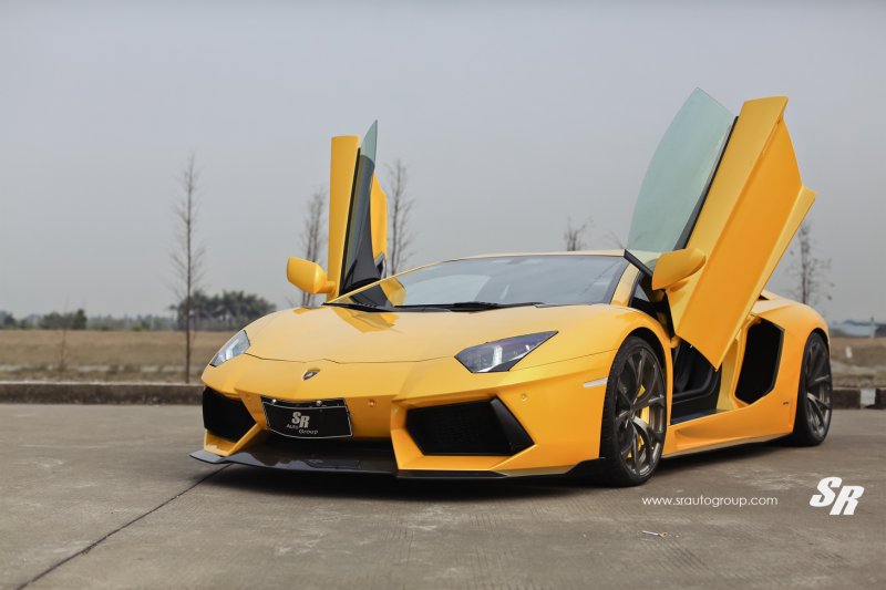 Lamborghini Aventador в обвесе PUR Aero от SR Auto Group