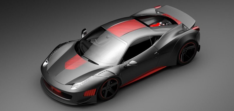 Ferrari F458 Curseive от Vogue Auto Design и Gray Design 