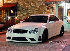 Mercedes-Benz CLK63 AMG Black Series на дисках Strasse Wheels