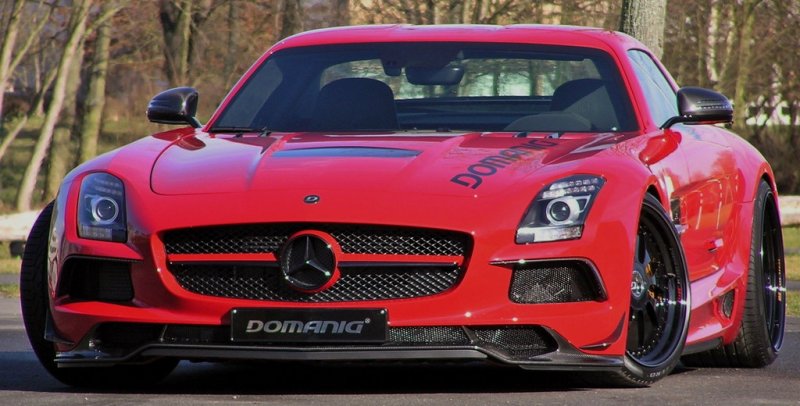 Domanig увеличил мощность Mercedes SLS Black Series до 800 л. с.