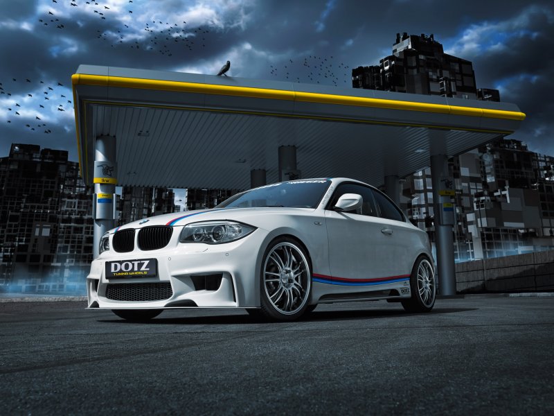 BMW 135i Coupe от Rieger Tuning и Dotz Shift