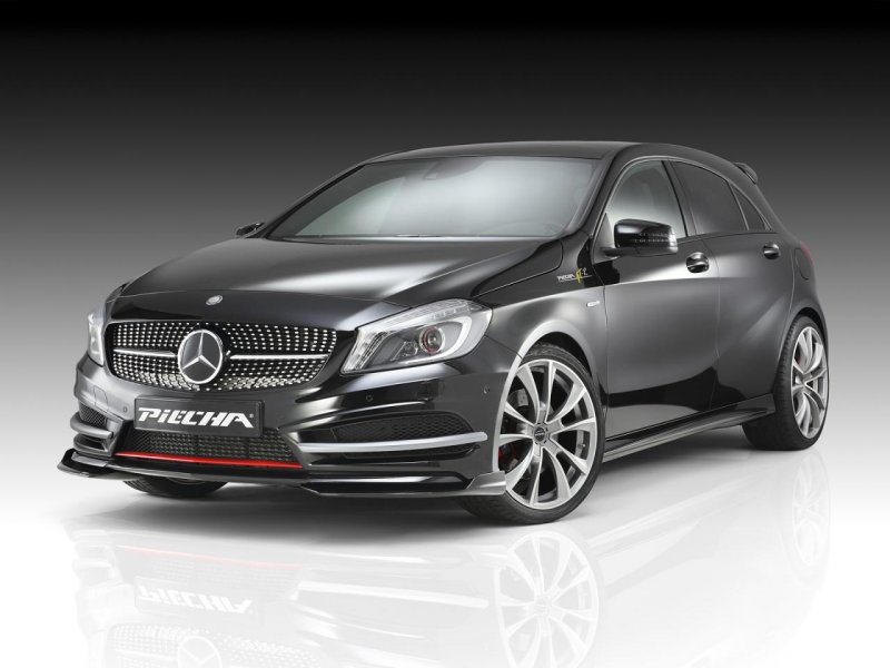 Mercedes-Benz A-Class (W176) с аксессуарами Piecha Design