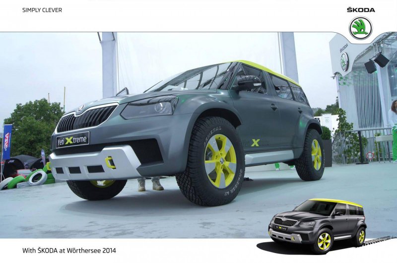 W&#246;rthersee 2014: Skoda показала кроссовер Yeti Xtreme