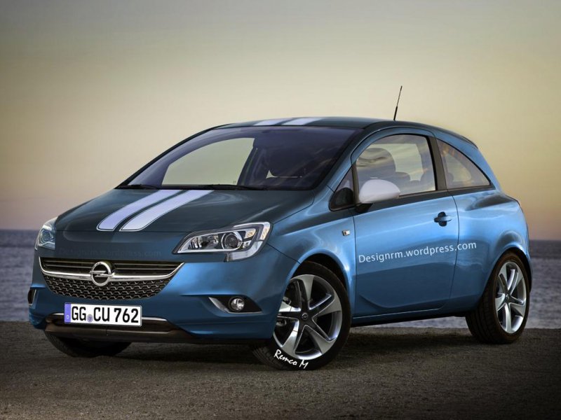 RM Design представил тизеры нового поколения Opel Corsa 