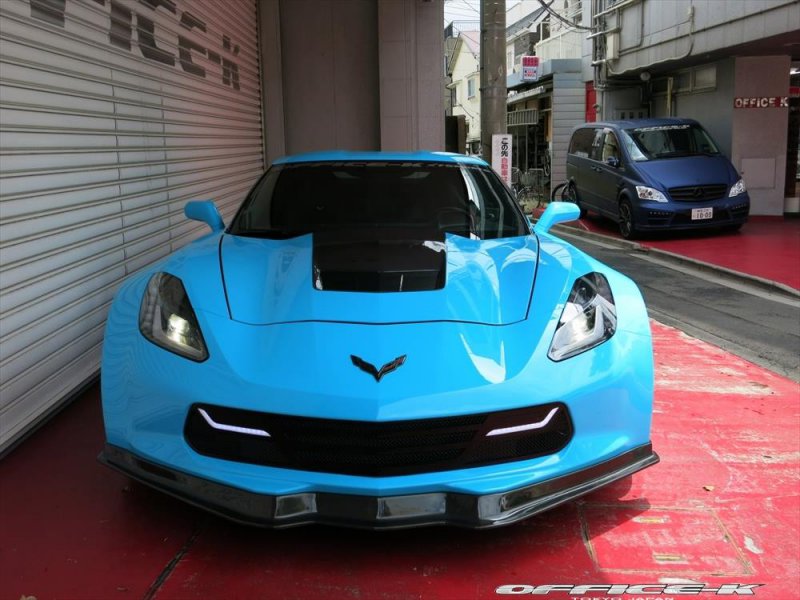 Chevrolet Corvette C7 Stingray в обвесе Forgiato от Office-K