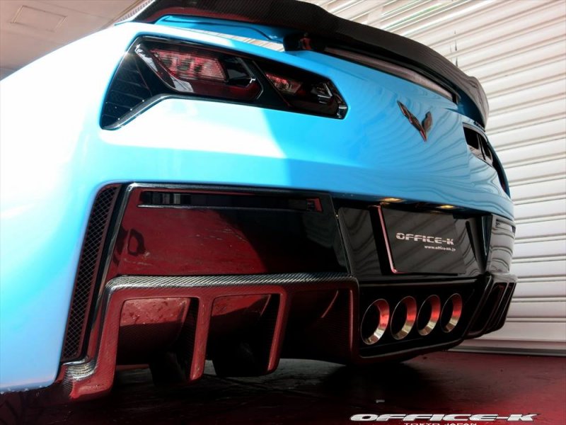 Chevrolet Corvette C7 Stingray в обвесе Forgiato от Office-K