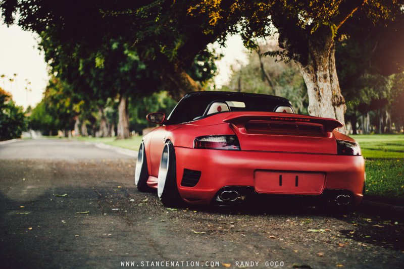 Porsche 911 (996) в обвесе Tech Art на дисках 5one Steebspecd