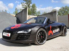 K.MAN оборудовал Audi R8 V8 двойным турбонаддувом