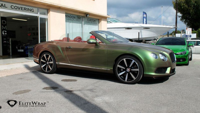 Bentley Continental GTC V8S от Elite Wrap