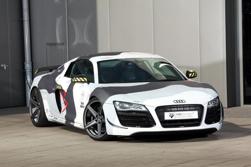 Audi R8 V8 2009 в комплексном тюнинге mbDESIGN