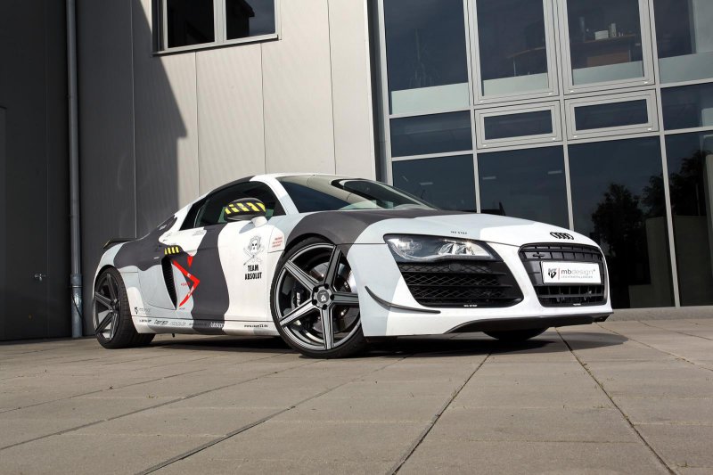 Audi R8 V8 2009 в комплексном тюнинге mbDESIGN